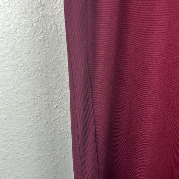 J.Jill Wearever Collection Stretch Midi wine Dress 1X - Picture 5 of 7